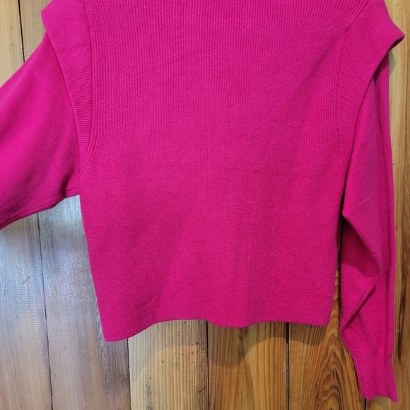 Calligraphie Pink Button-Detail Women's Sweater - Picture 5 of 10